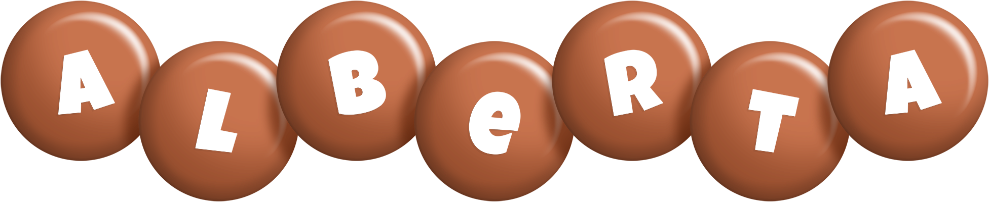Alberta candy-brown logo