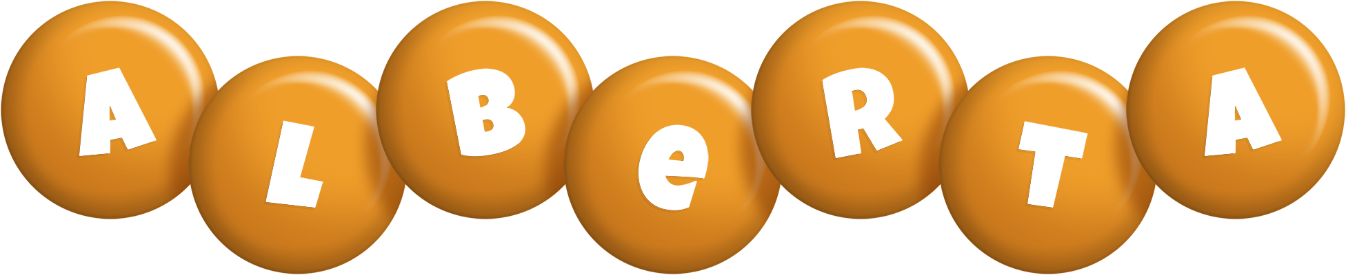 Alberta candy-orange logo