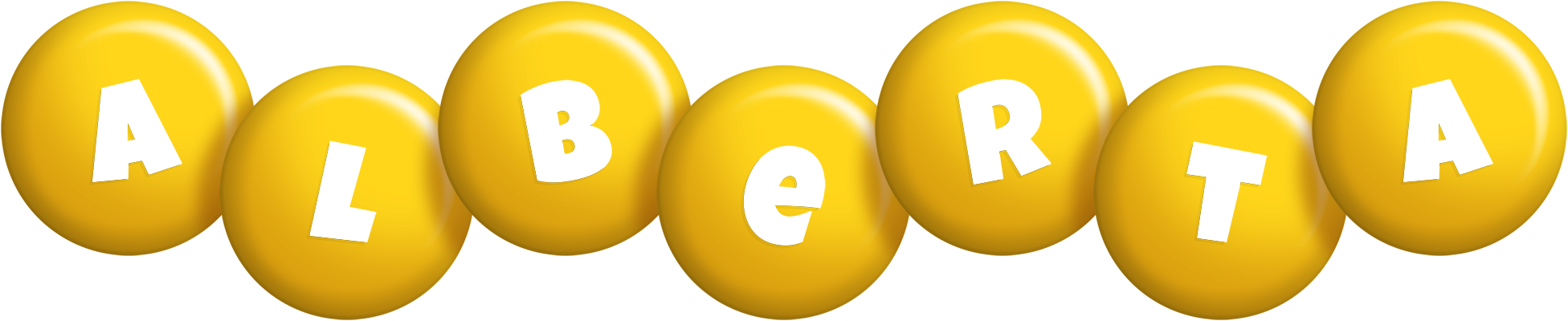 Alberta candy-yellow logo