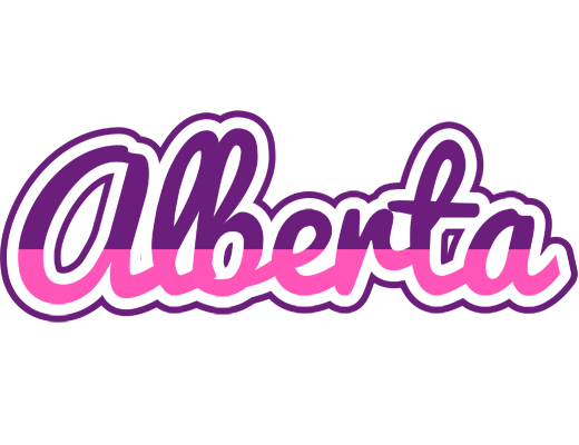 Alberta cheerful logo