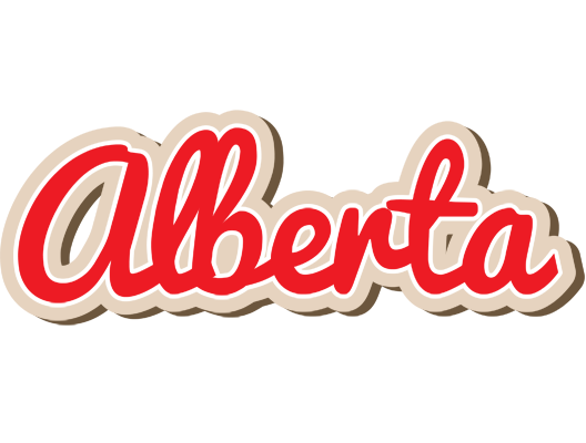 Alberta chocolate logo