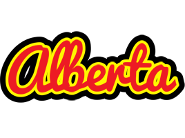 Alberta fireman logo