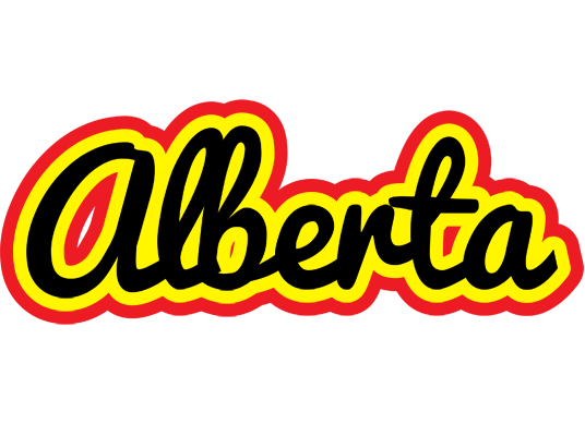 Alberta flaming logo