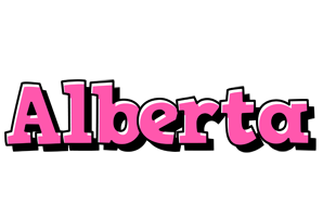 Alberta girlish logo