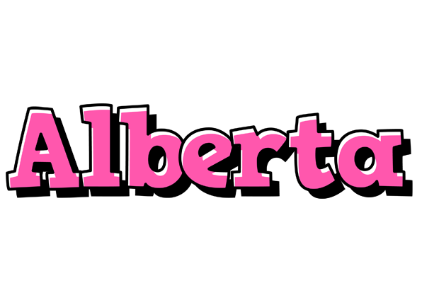 Alberta girlish logo