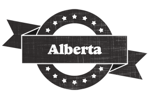 Alberta grunge logo