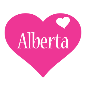 Alberta love-heart logo