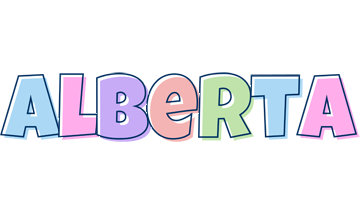 Alberta pastel logo