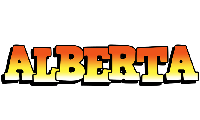 Alberta sunset logo