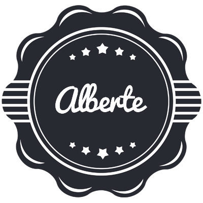 Alberte badge logo