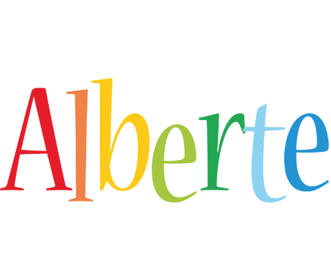 Alberte birthday logo