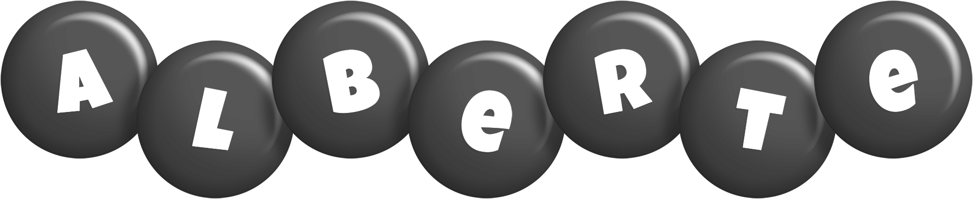 Alberte candy-black logo