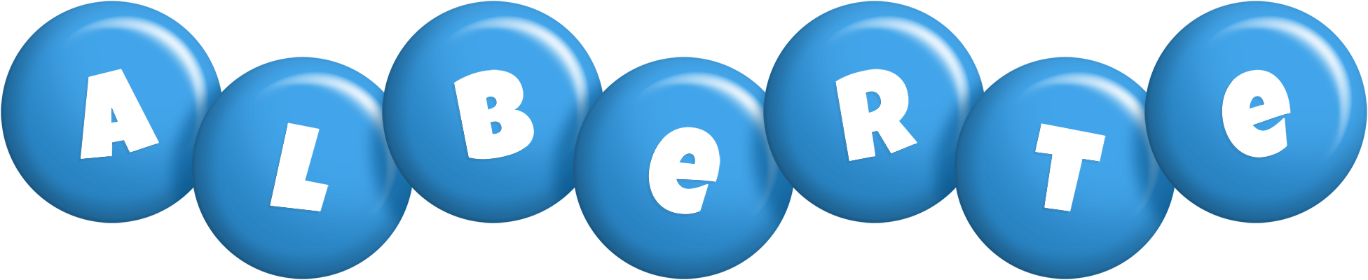 Alberte candy-blue logo