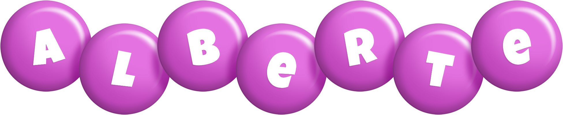 Alberte candy-purple logo