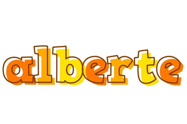 Alberte desert logo