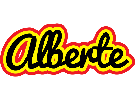 Alberte flaming logo