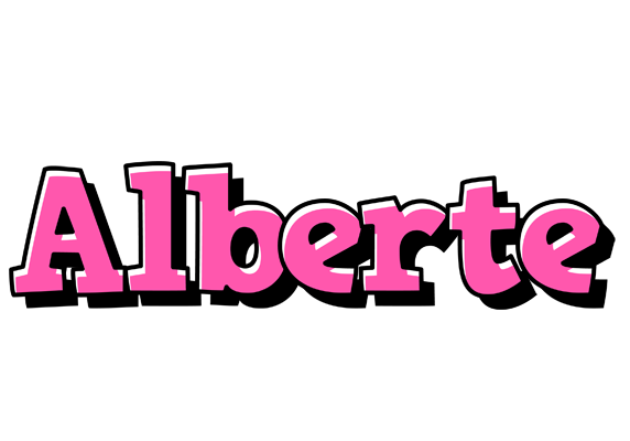 Alberte girlish logo