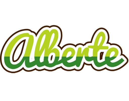 Alberte golfing logo