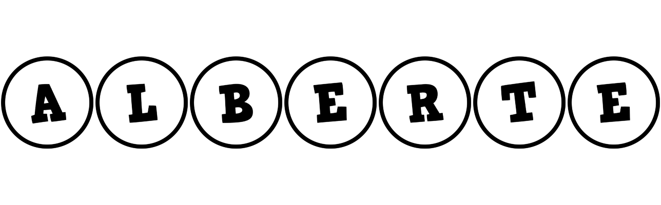 Alberte handy logo