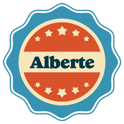 Alberte labels logo