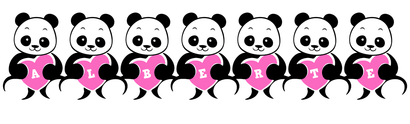 Alberte love-panda logo