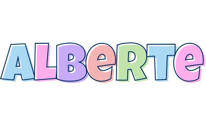 Alberte pastel logo