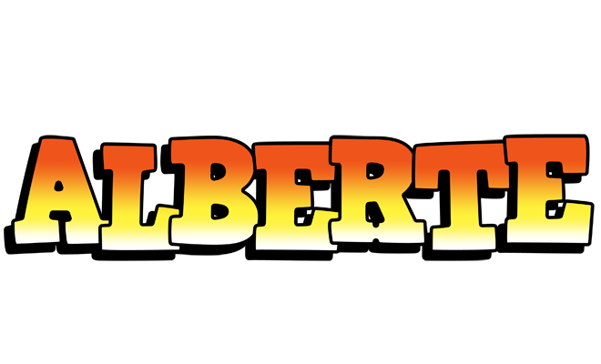 Alberte sunset logo