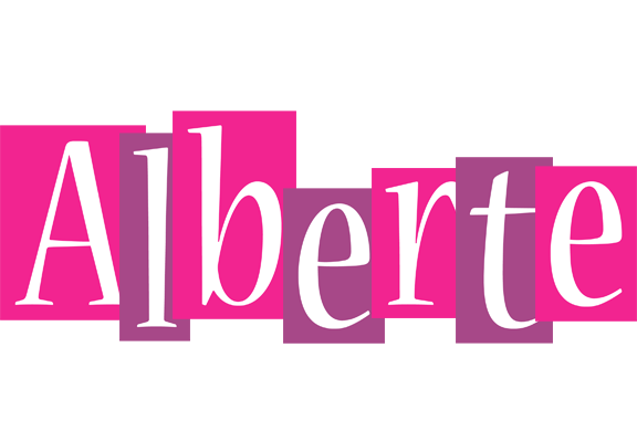 Alberte whine logo