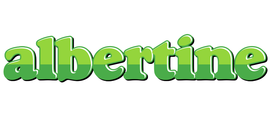 Albertine apple logo