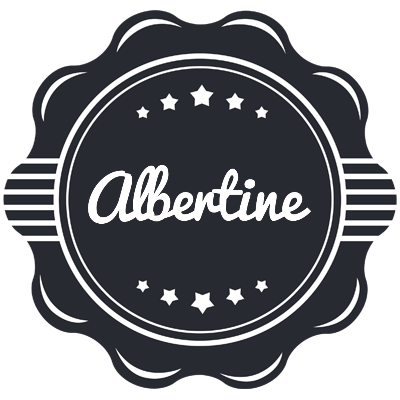 Albertine badge logo
