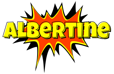 Albertine bazinga logo