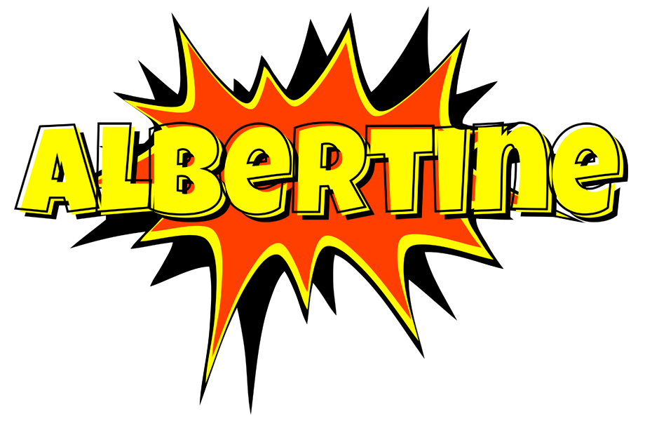 Albertine bazinga logo