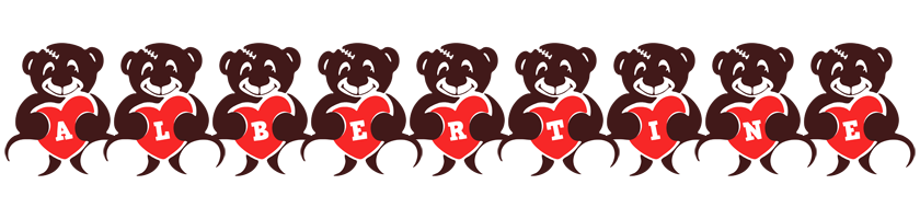 Albertine bear logo