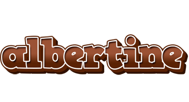 Albertine brownie logo