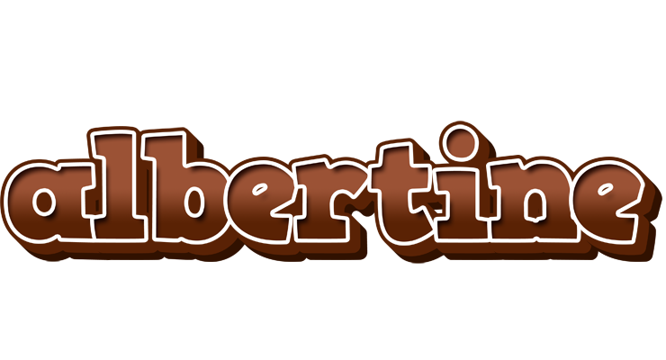 Albertine brownie logo