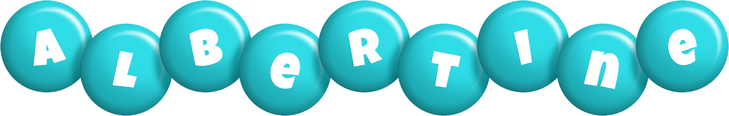 Albertine candy-azur logo