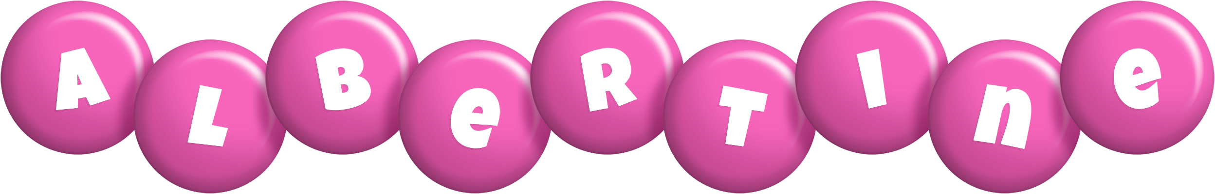 Albertine candy-pink logo
