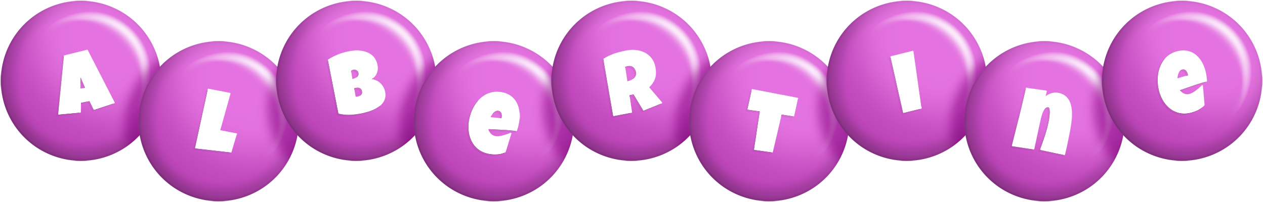 Albertine candy-purple logo