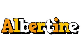 Albertine cartoon logo