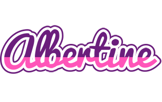 Albertine cheerful logo