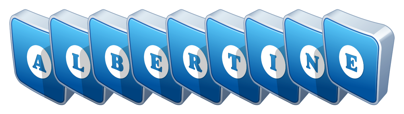 Albertine flippy logo