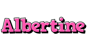 Albertine girlish logo