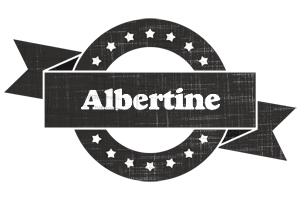 Albertine grunge logo