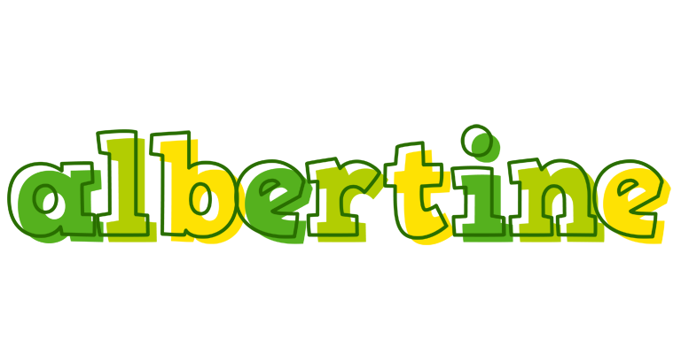 Albertine juice logo