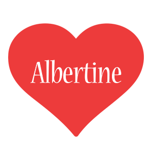 Albertine love logo