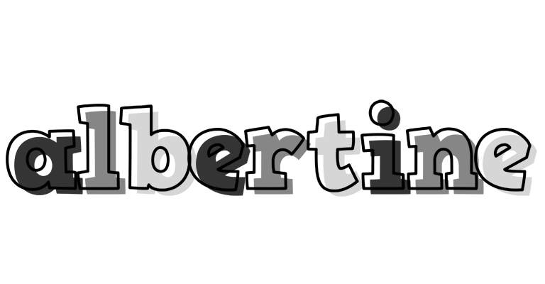 Albertine night logo