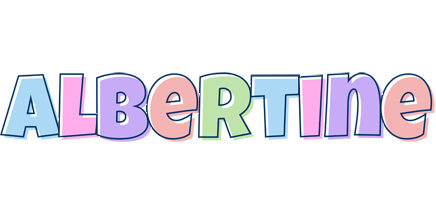 Albertine pastel logo