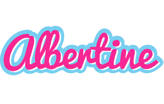 Albertine popstar logo