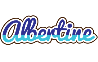 Albertine raining logo