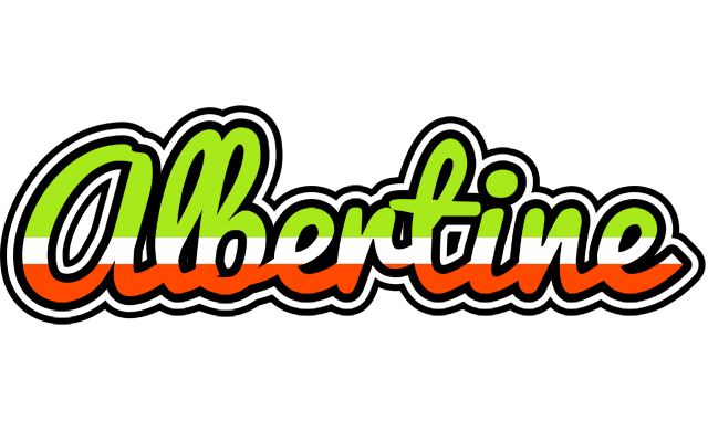 Albertine superfun logo